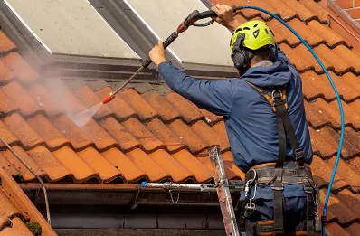 Démoussage et hydrofuge de toiture à Tromarey